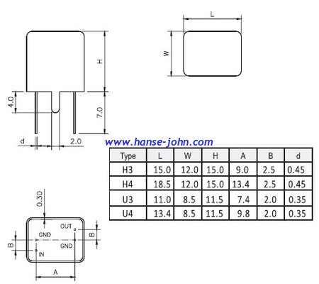 10.7Mhz crystal filter  10M12C   M. C. F. [ Monolithic Crystal Filters ]