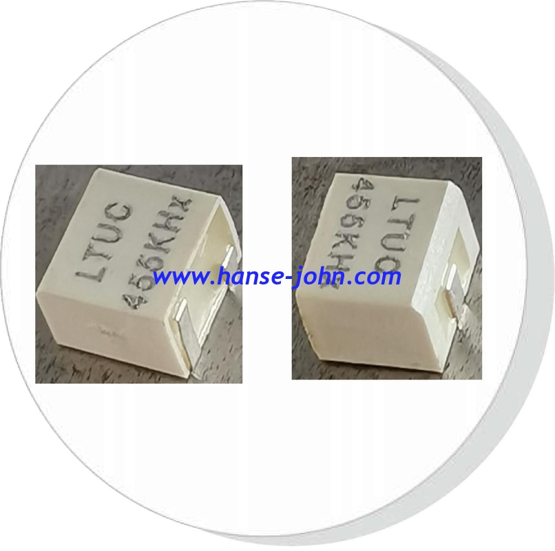 Piezoelectric Ceramic Filter CFUCG455KH1X-R0 LTUC455KHx,Group delay time,low insertion loss,1dB ripple，