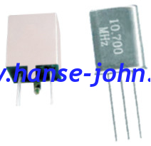 10.7Mhz crystal filter  10M7.5B  10T7.5BH   M. C. F. [ Monolithic Crystal Filters ]